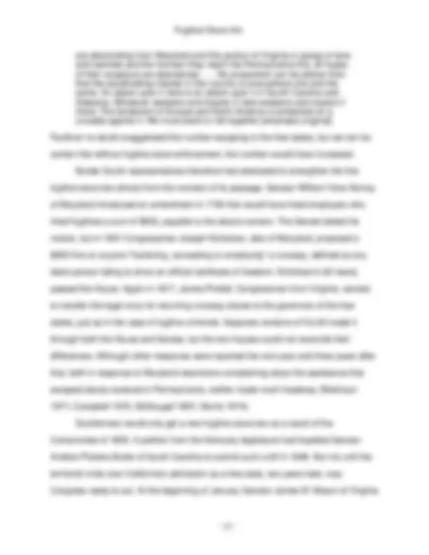 THE FUGITIVE SLAVE ACT OF 1850: | Study notes Law | Docsity