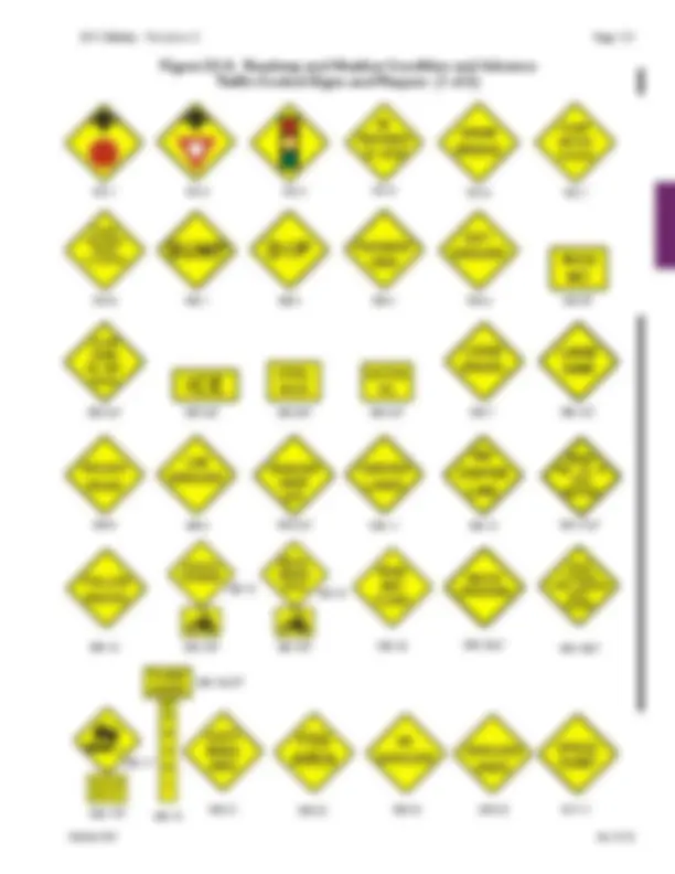 CHAPTER 2C. WARNING SIGNS AND OBJECT MARKERS ... | Exercises ...