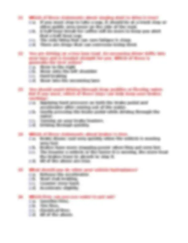 Cdl Prep Notes CDL General Knowledge Test | Lecture notes European Computer Driving ...