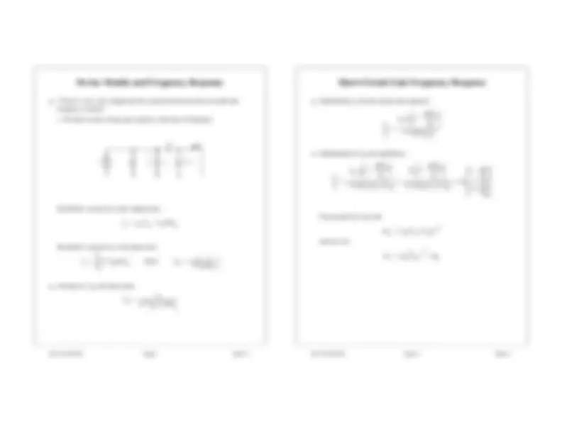 Magnitude Bode Plot for the Low Pass Filter | Lecture notes Law | Docsity
