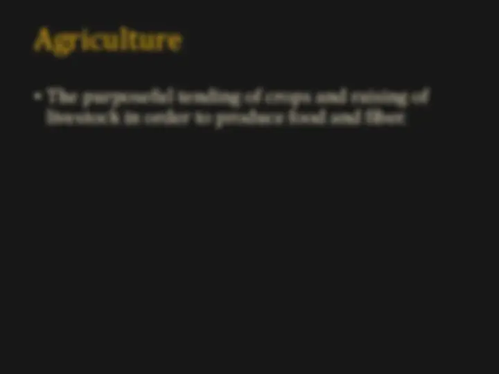 UNIT 5: Agricultural and Rural Land Use | Study notes Urbanization ...