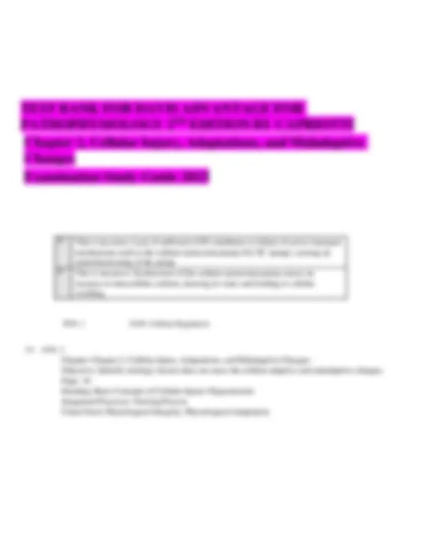 TEST BANK FOR DAVIS ADVANTAGE FOR PATHOPHYSIOLOGY 2ND EDITION BY ...