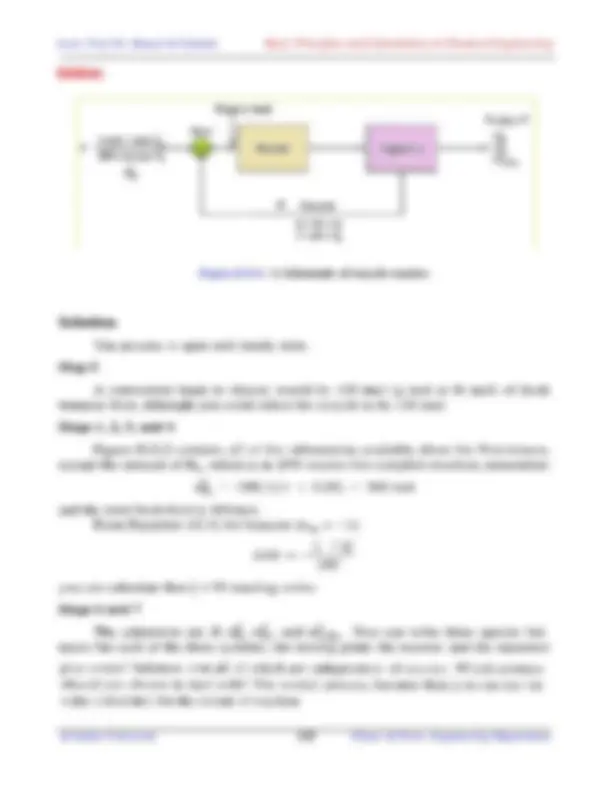 Recycle Reactor Material Balances for Processes Involving Recycle with Chemical ...