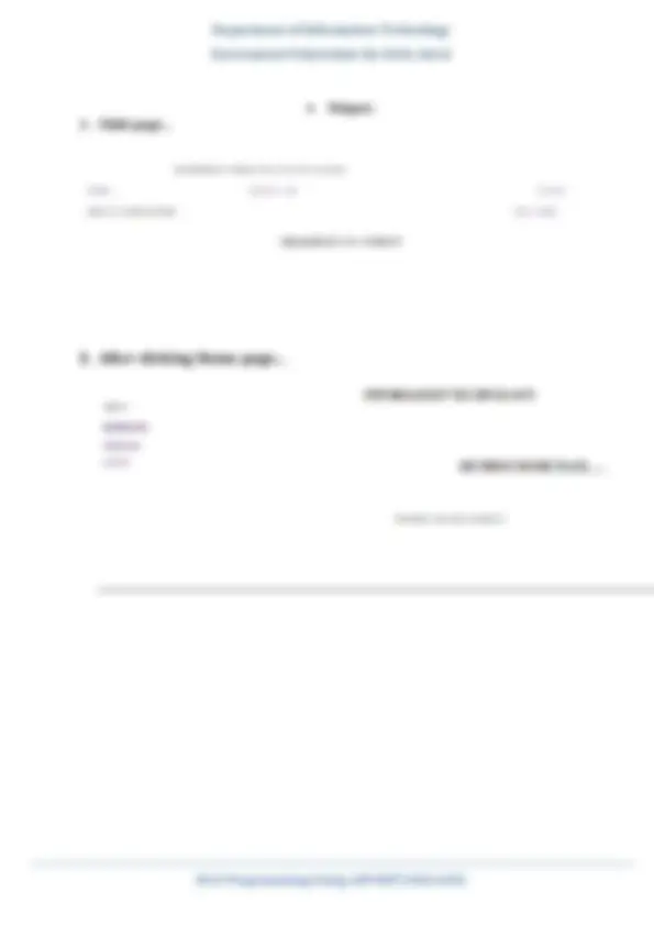 Web Programming Using ASP.NET: Practical Exercises on Cascading Style ...