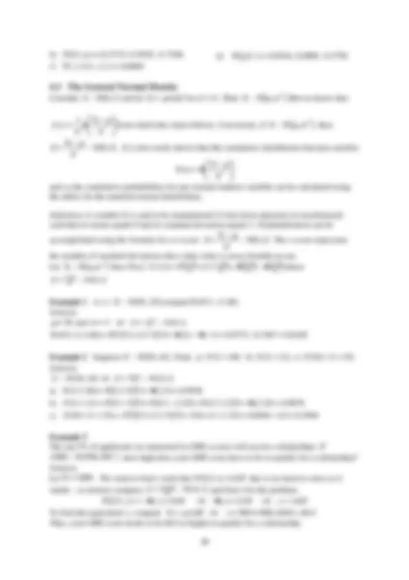 Probability and statistics 2 | Lecture notes Mathematics | Docsity
