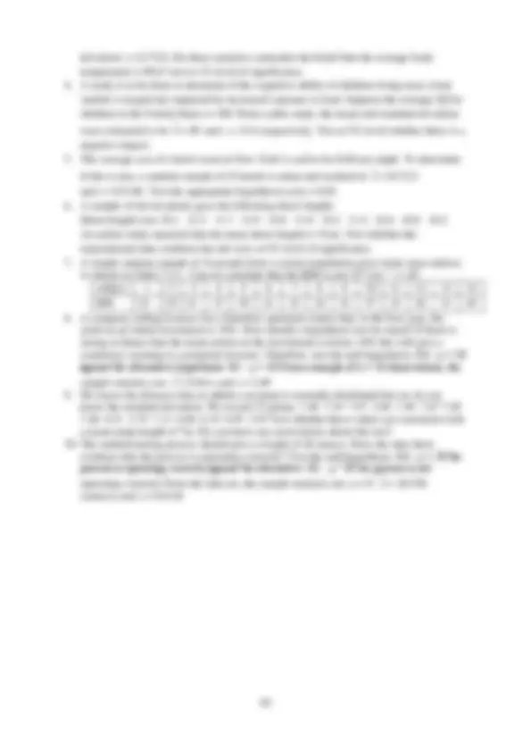 Probability and statistics 2 | Lecture notes Mathematics | Docsity