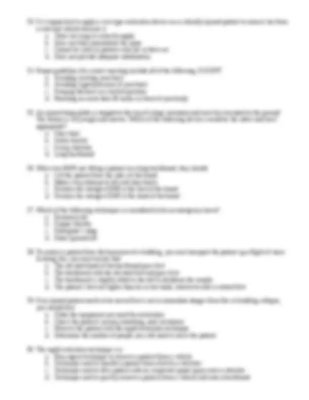 EMT Block 1 Questions and Answers Latest 2023 Update | Exams Music and ...