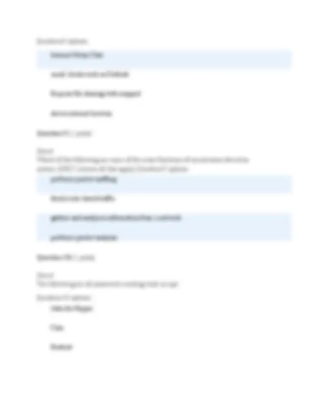 Ethical_hacking Questions and Answers | Quizzes Computer Science | Docsity