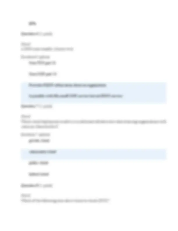 Ethical_hacking Questions and Answers | Quizzes Computer Science | Docsity