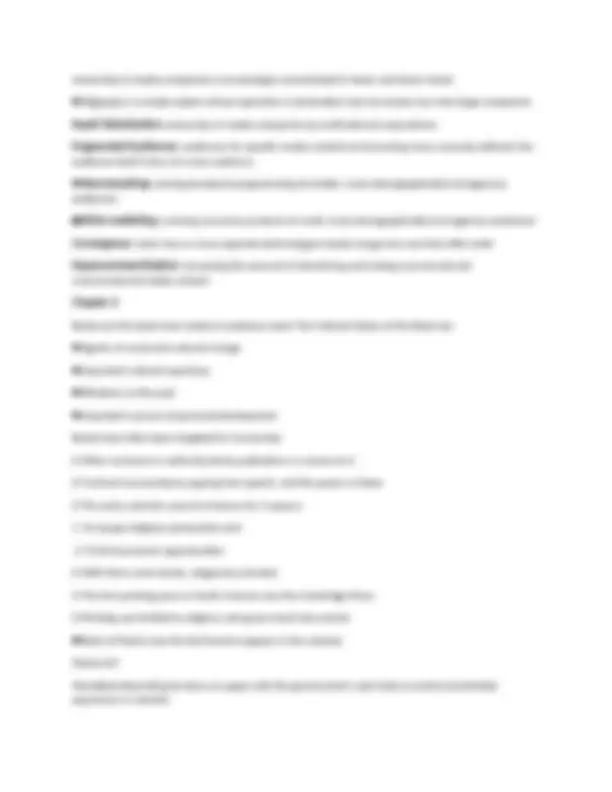 Complete list of Q & A for chapters 1-5 exam #1 | Study Guides ...