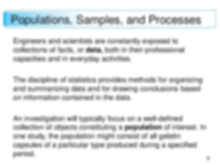 chapter 1 notes for stats | Slides Statistics | Docsity