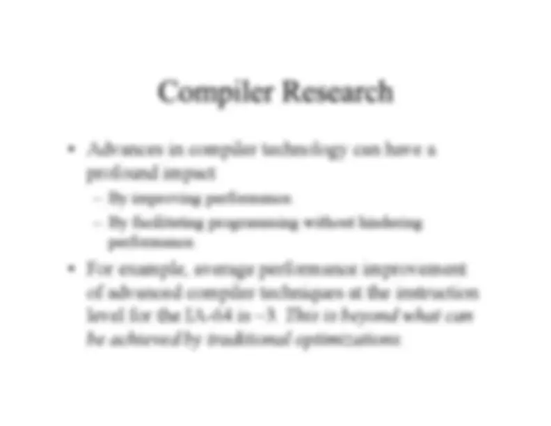 Scientific Computing and Compiler Technology | Lecture notes Compiler ...