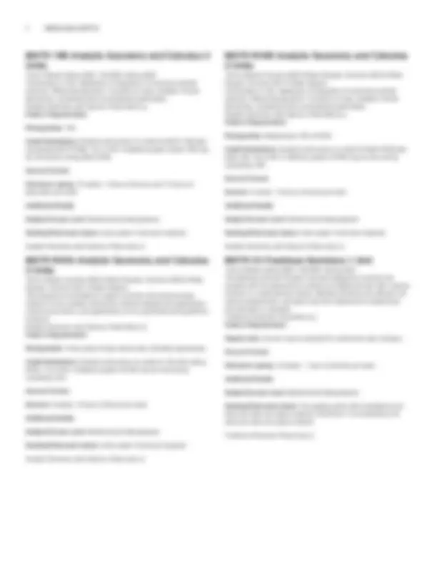 Mathematics (MATH) 1 | Lecture notes Geometry | Docsity