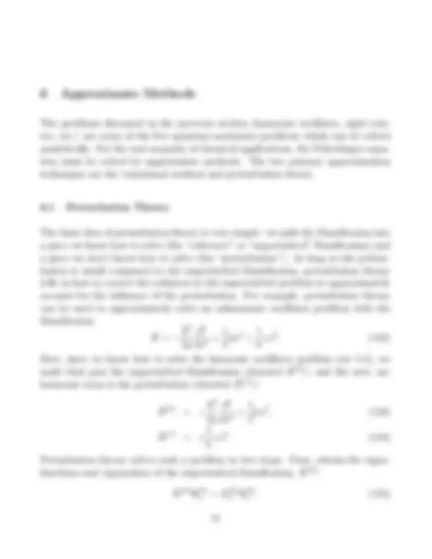 Elementary Quantum Chemistry Review | Lecture notes Quantum Mechanics ...