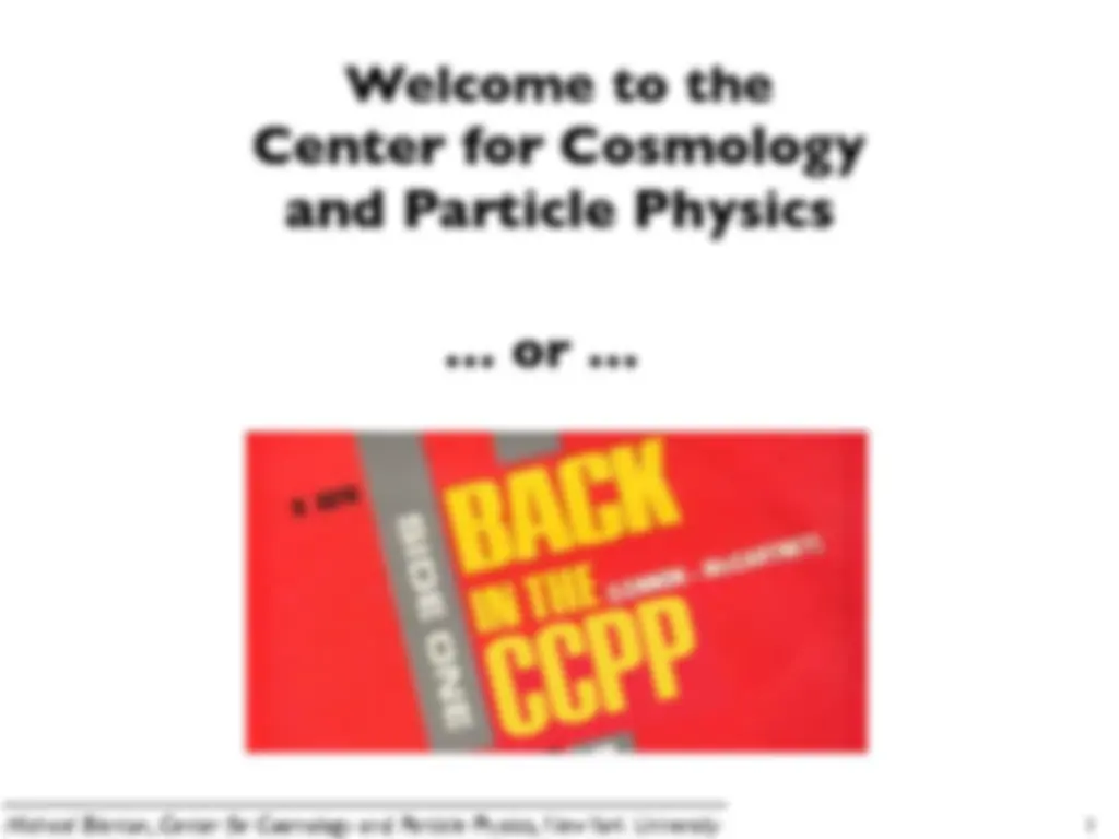 Center for Cosmology and Particle Physics | Exercises Particle Physics ...