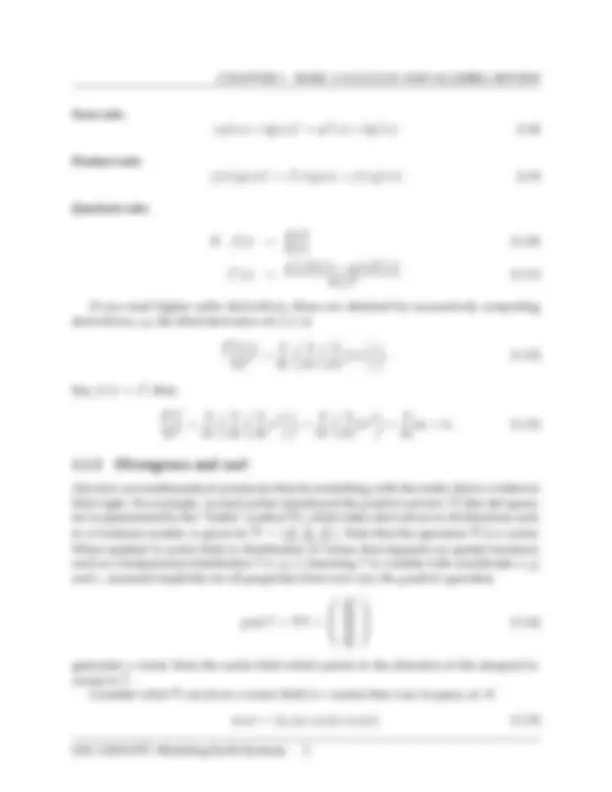 Chapter 1 Basic calculus and algebra review | Study notes Calculus ...