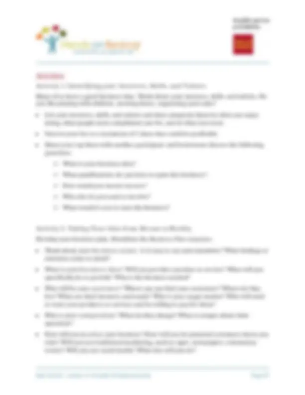 High School Toolkit Table of Contents | Study notes Economics | Docsity