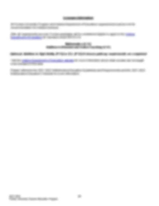 Mathematics Education Course Catalog at Purdue University Study notes