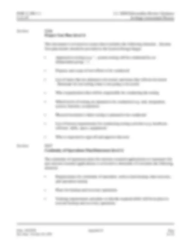 Software Engineering Methodology Appendix D In-Stage Assessment Process ...