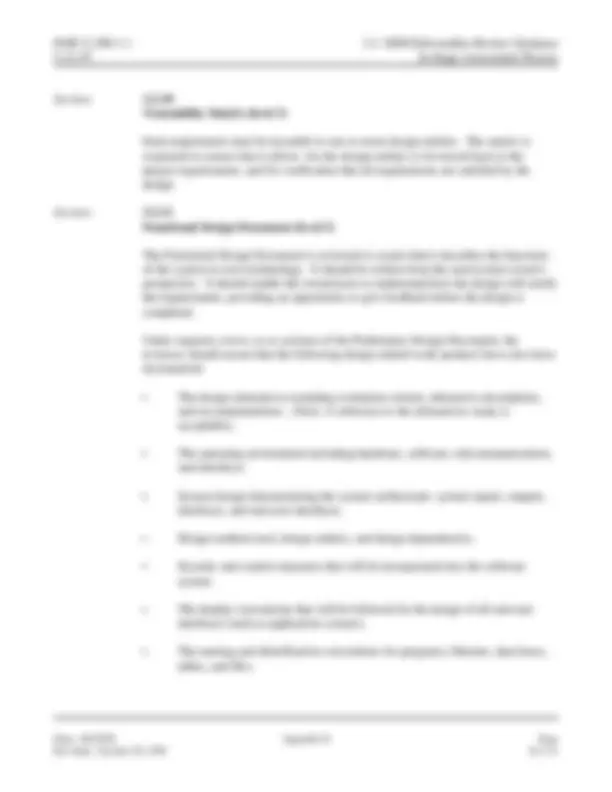 Software Engineering Methodology Appendix D In-Stage Assessment Process ...