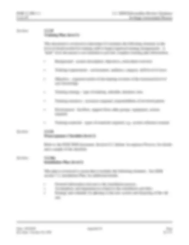 Software Engineering Methodology Appendix D In-Stage Assessment Process ...