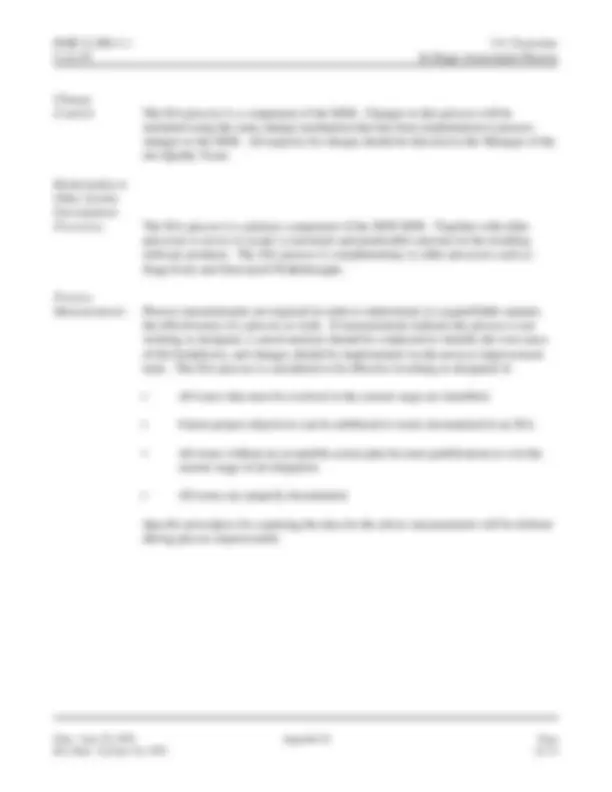 Software Engineering Methodology Appendix D In-Stage Assessment Process ...