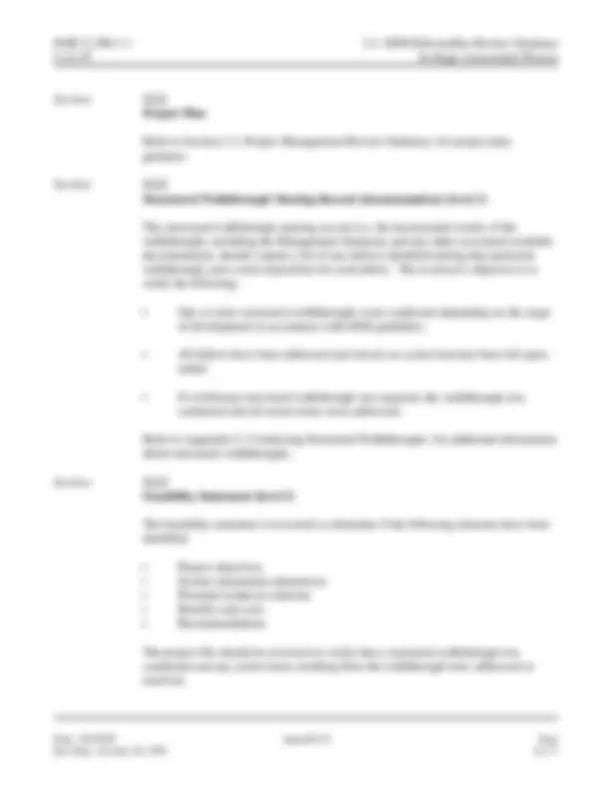 Software Engineering Methodology Appendix D In-Stage Assessment Process ...