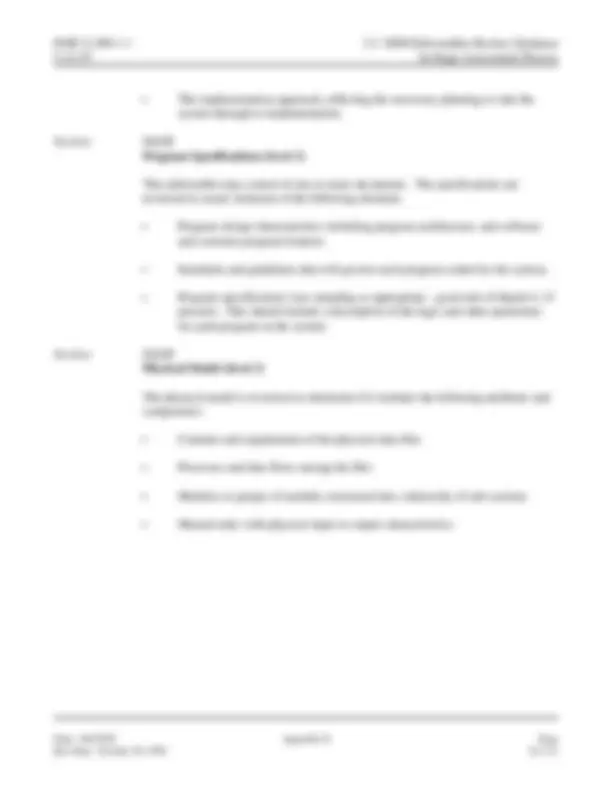 Software Engineering Methodology Appendix D In-Stage Assessment Process ...