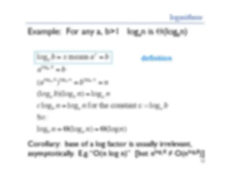 Intro Algorithms: Analysis | Lecture notes Algorithms and Programming ...