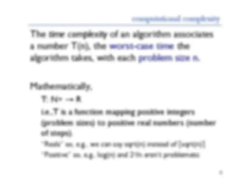 Intro Algorithms: Analysis | Lecture notes Algorithms and Programming ...