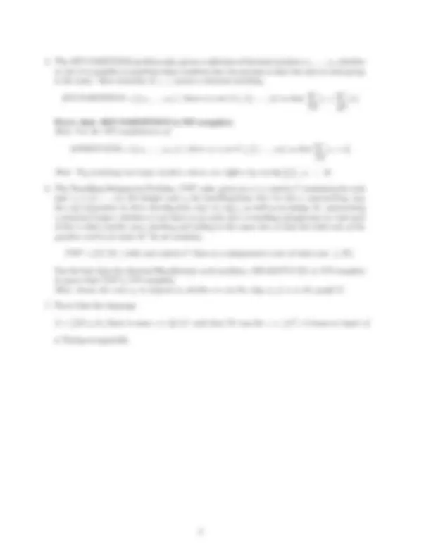 Sample Final Exam for Introduction to the Theory of Computation | Exams ...