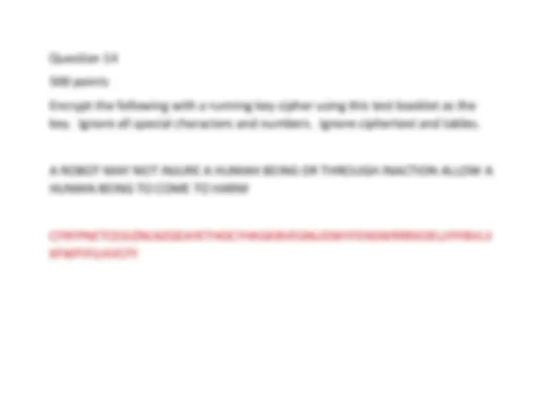 Code Busters Practice Test | Slides Cryptography and System Security ...