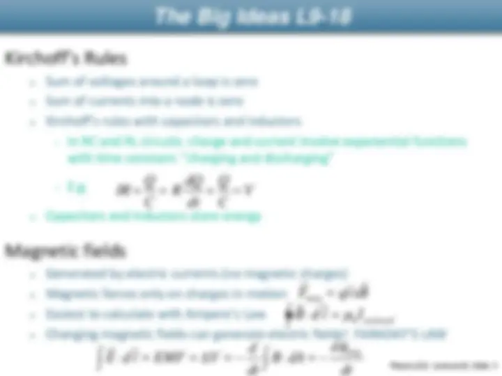 Electricity & Magnetism Exam Review | Study notes Electromagnetism and ...