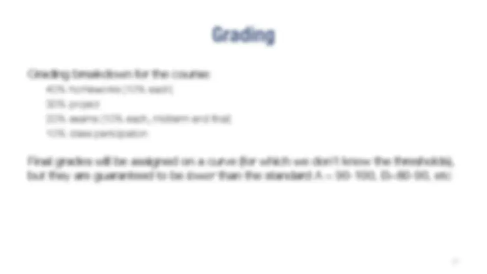 15-780 – Graduate AI: Lecture 1: Introduction and Logistics | Summaries ...