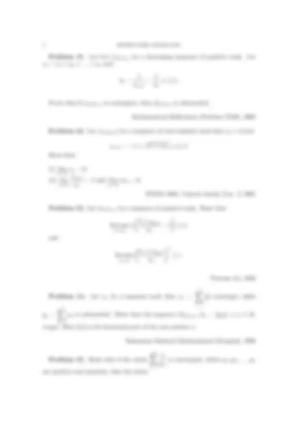 Real Analysis Problem Set REAL ANALYSIS- Problem 1. Let 0