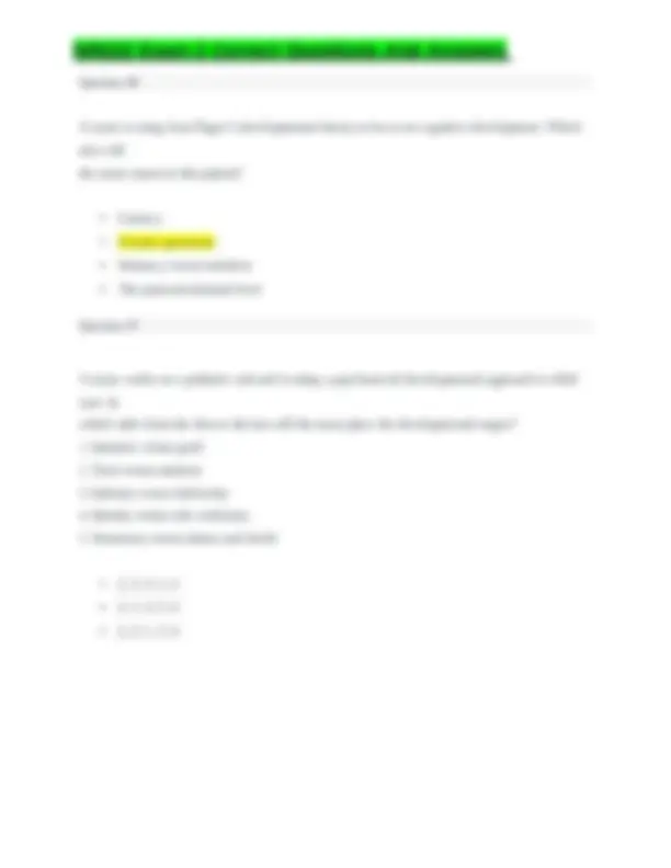 NR222 EXAM 2 CORRECT QUESTIONS AND ANSWERS 2023 | Exams Nursing | Docsity