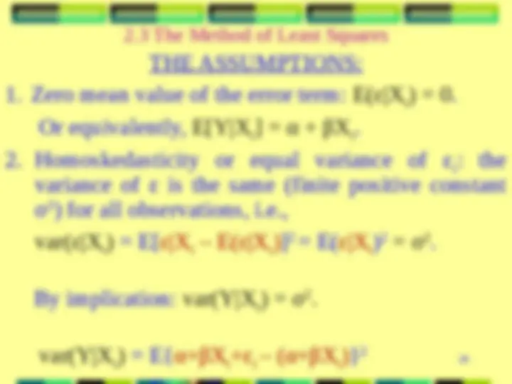 Estimating the Simple Linear Regression Model Using the Method of Least ...
