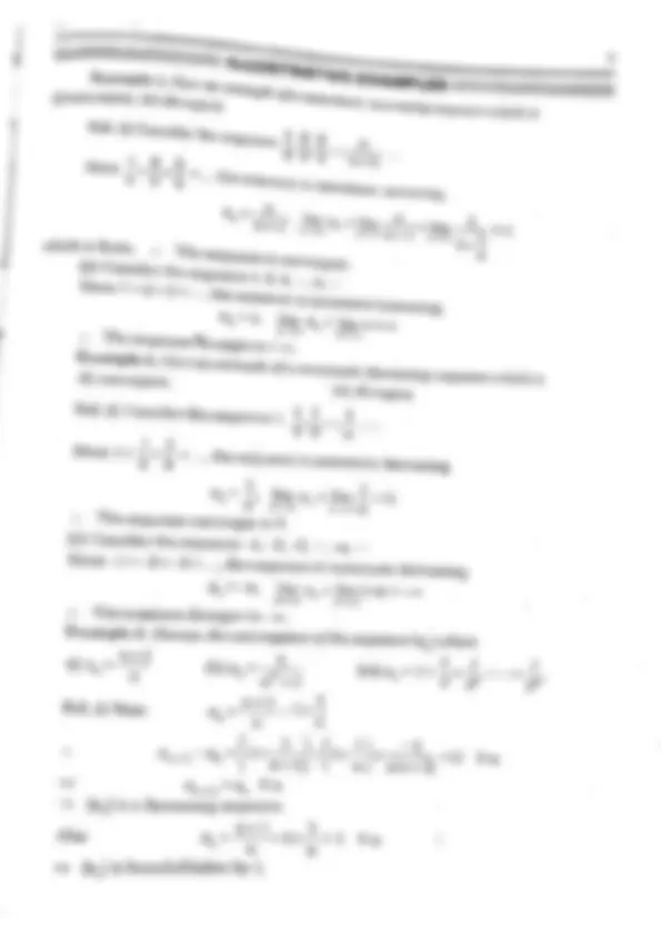 Infinite Series Mathematics | Lecture notes Mathematics | Docsity