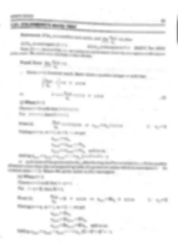 Infinite Series Mathematics | Lecture notes Mathematics | Docsity