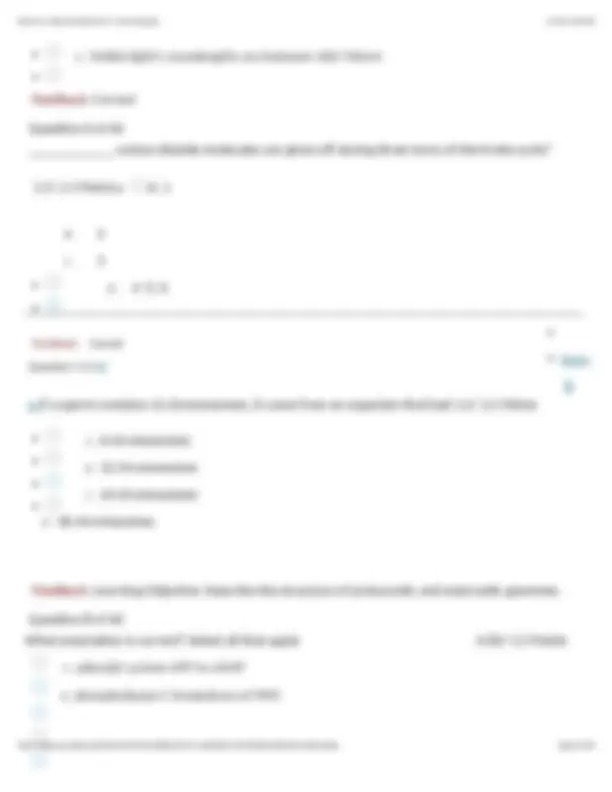 BIOL 133 Exam 2 - Chapters 7 - 11 Questions and Answers (Verified ...