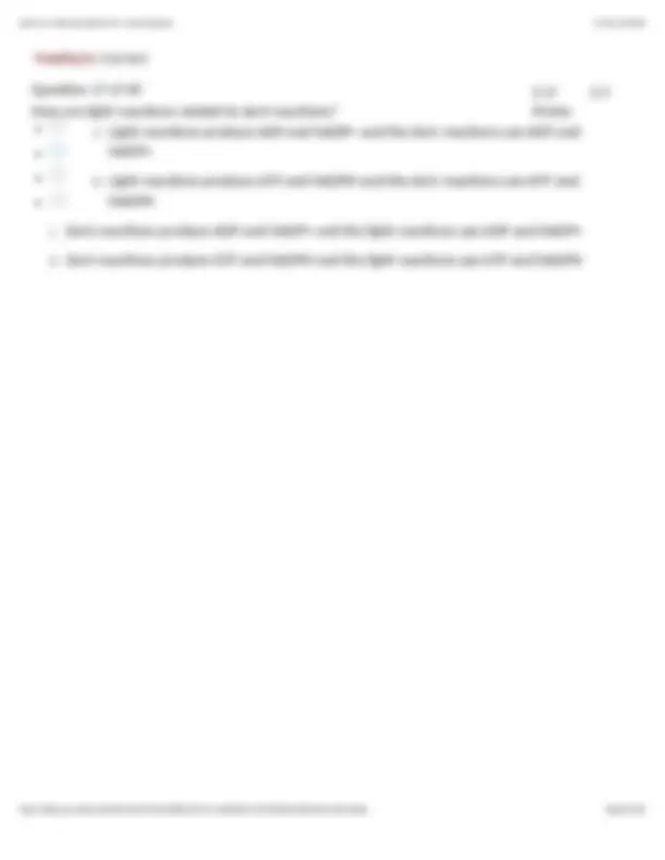 BIOL 133 Exam 2 - Chapters 7 - 11 Questions and Answers (Verified ...