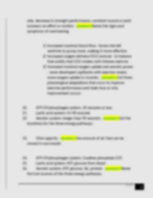 AFAA Primary Group Exercise Certification Practice Test| 46 QUESTIONS ...