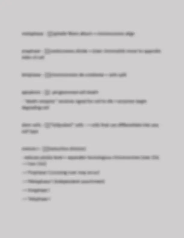 BIOL 133 Exam 1 - Chapters 1-6: Genetics and Cell Biology | Exams ...