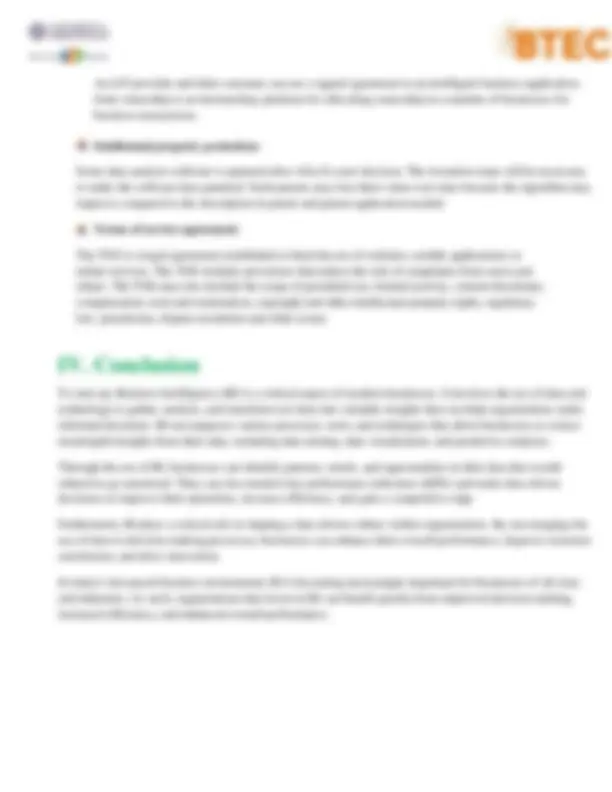 Assignment 2 Bussiness Intelligence | Assignments Business Statistics ...