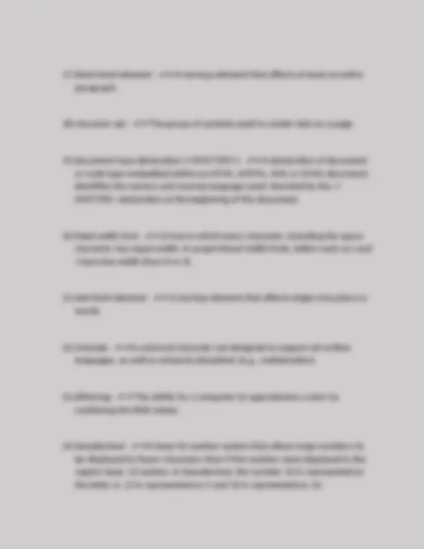 WGU CIW Site Development Associate Vocabulary terms (Solved) Exams