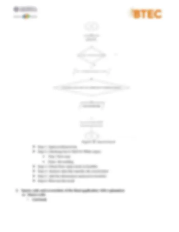 Assignment Title Analysis and Design a solution for procedural ...