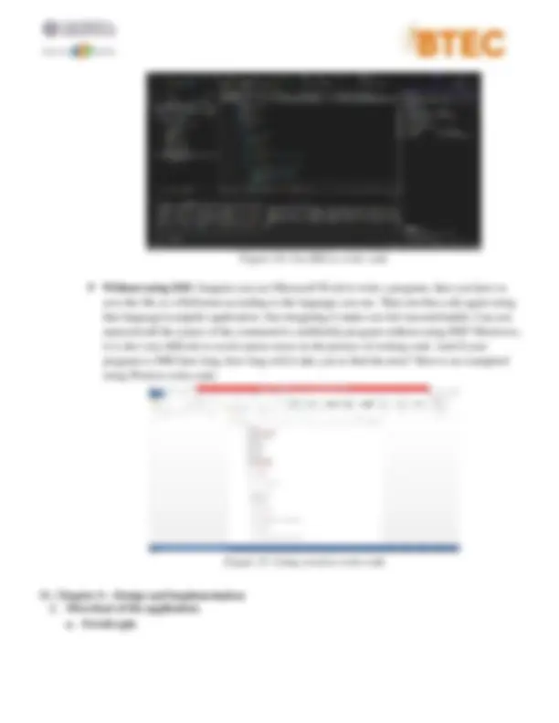 Assignment Title Analysis and Design a solution for procedural ...