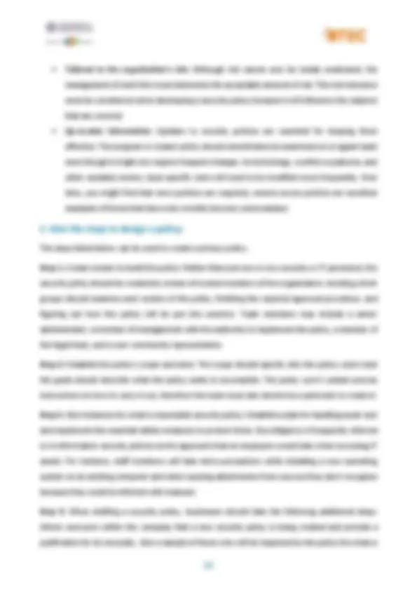 IT Security Policy Development and Implementation: A Guide for ...