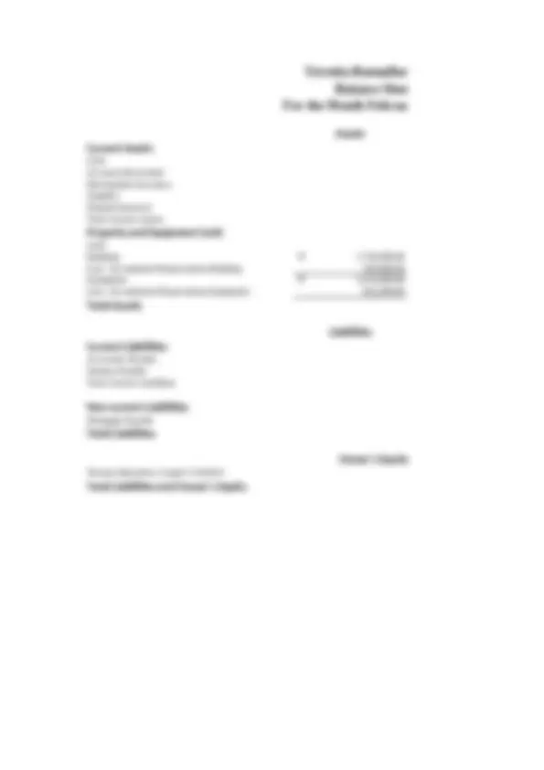 Accounting Practice Exercise | Exercises Accounting | Docsity