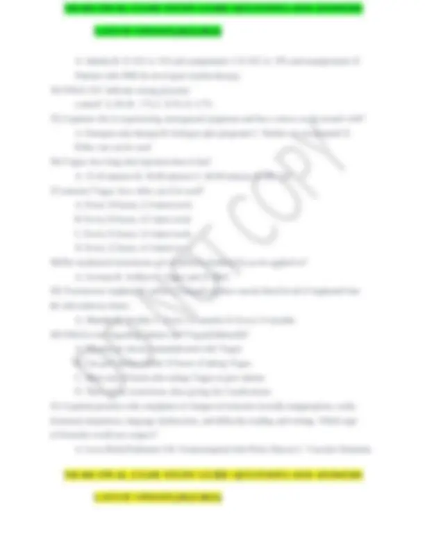 NR 601 FINAL EXAM STUDY GUIDE QUESTIONS AND ANSWERS LATEST UPDATE(2022/ ...